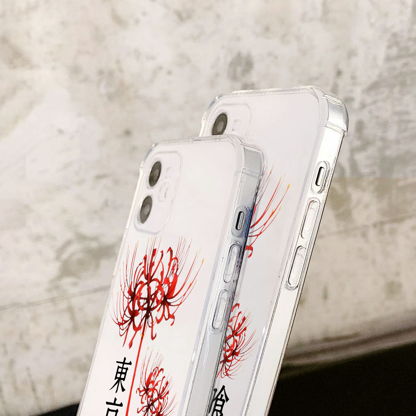 Tokyo Ghoul Flower Anime- Cute Soft Clear Silicon Case Cover