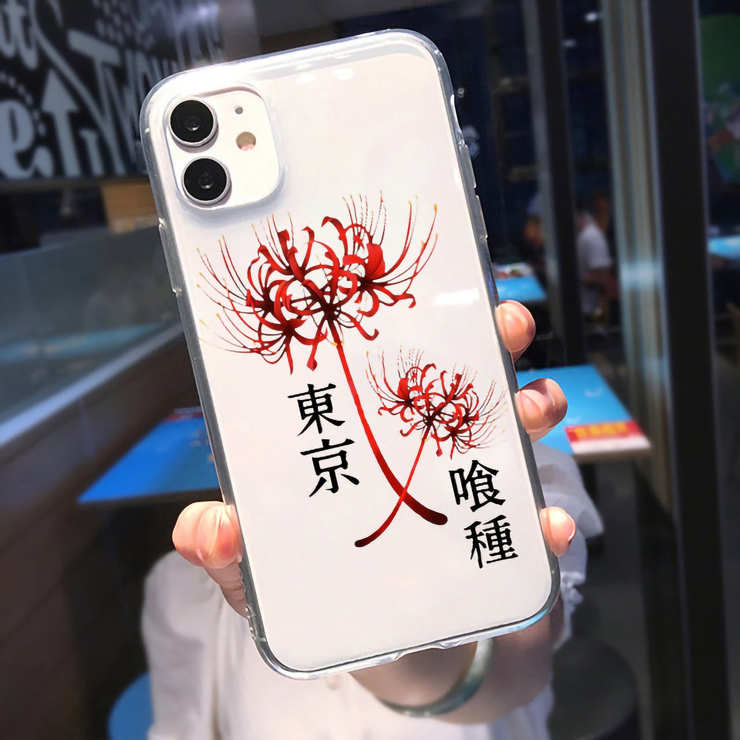 Tokyo Ghoul Flower Anime- Cute Soft Clear Silicon Case Cover