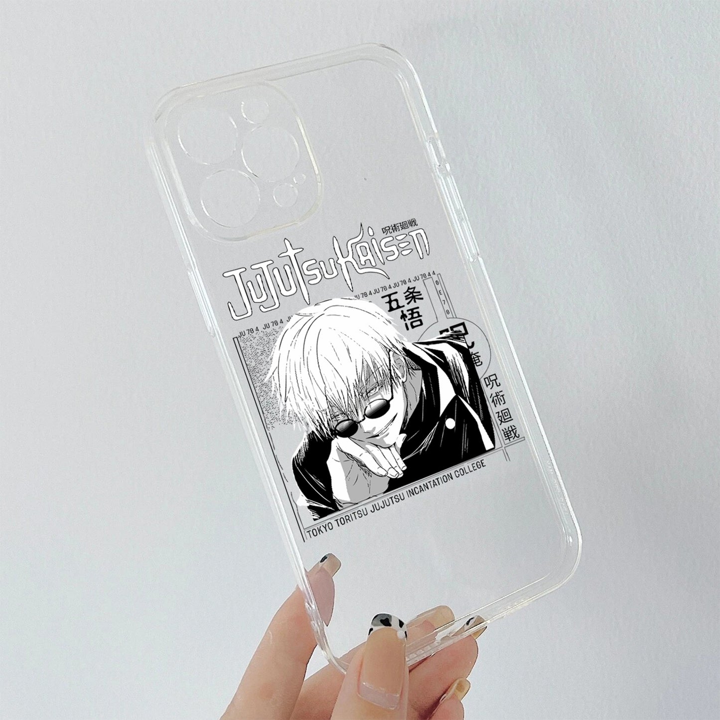 Jijutsu Kaisen Anime Soft Clear Silicon Case Cover