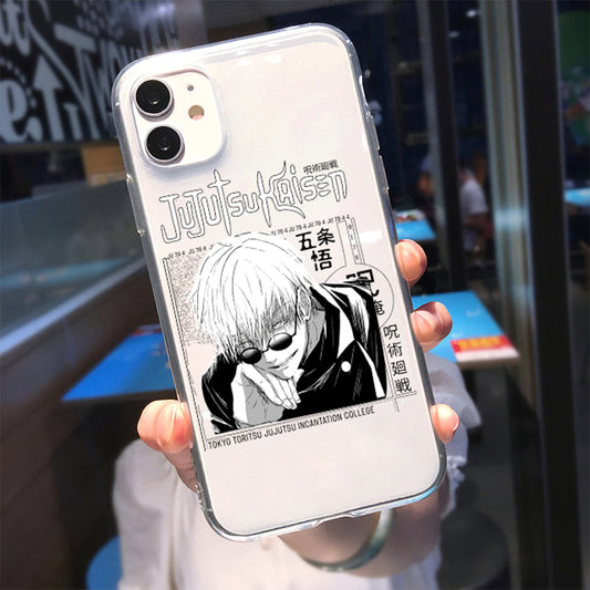 Jijutsu Kaisen Anime Soft Clear Silicon Case Cover