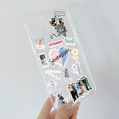 Seventeen Group Soft Clear Silicon Case Cover