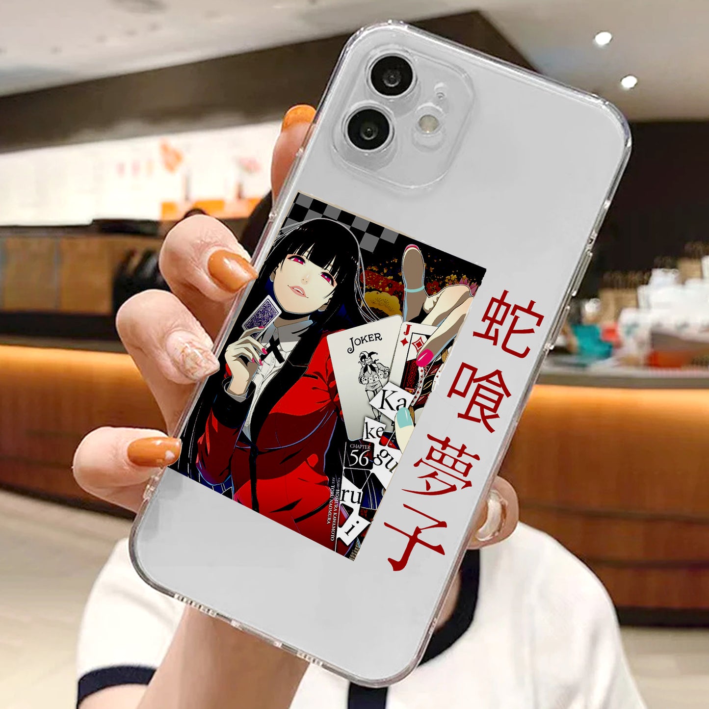 Yumeko- Kakegurui V2 Anime Soft Clear Silicon Case Cover