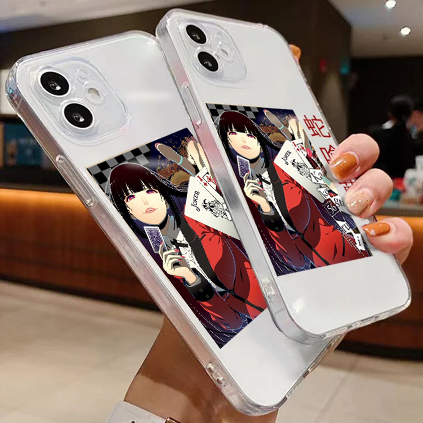 Yumeko- Kakegurui V2 Anime Soft Clear Silicon Case Cover