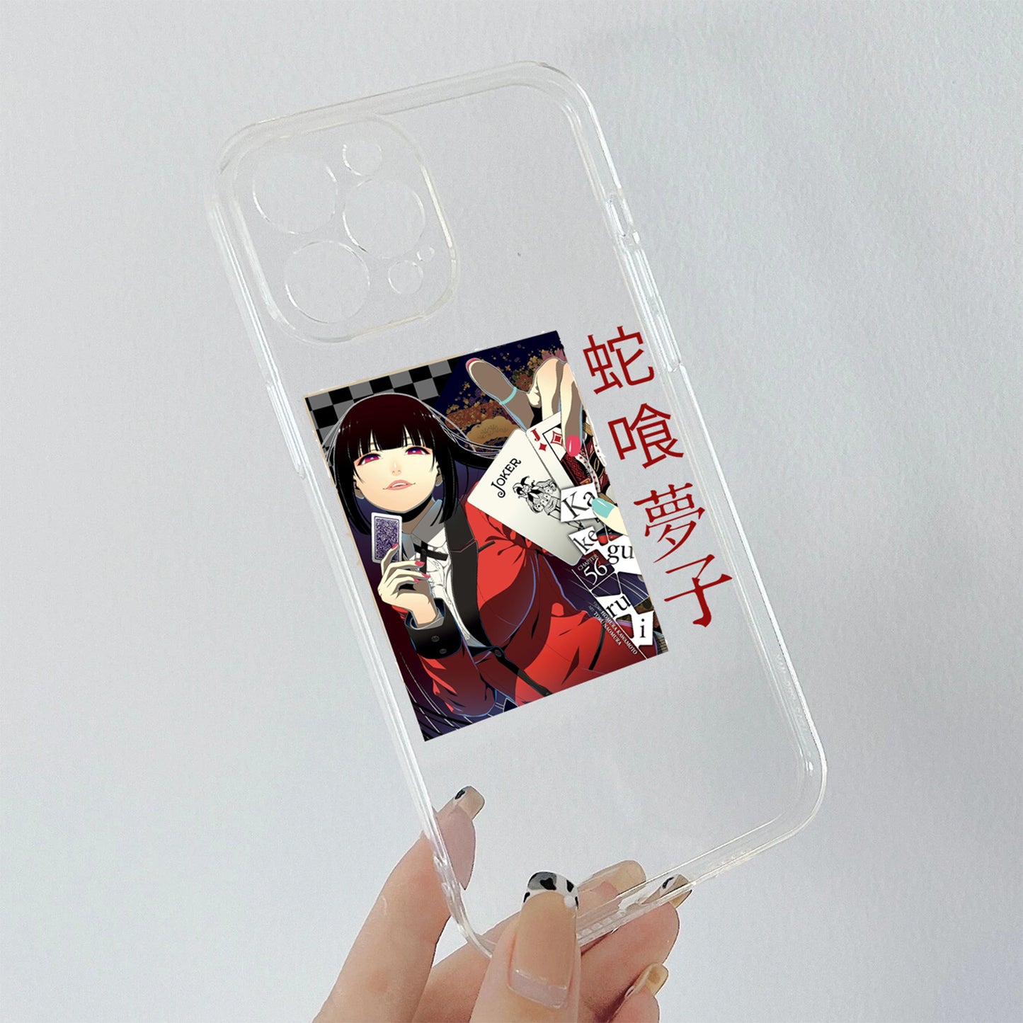 Yumeko- Kakegurui V2 Anime Soft Clear Silicon Case Cover