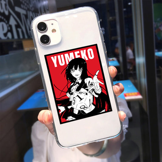 Yumeko- Kakegurui Anime Soft Clear Silicon Case Cover