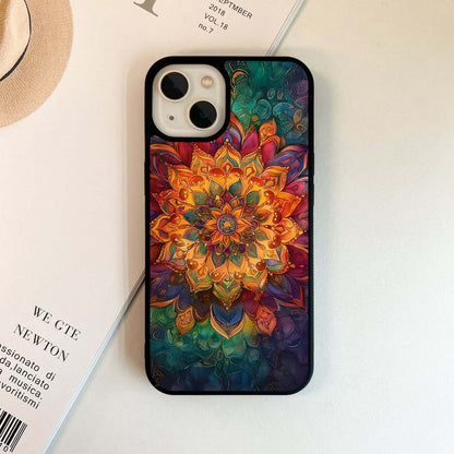 Mandala Vibrants Glass Case