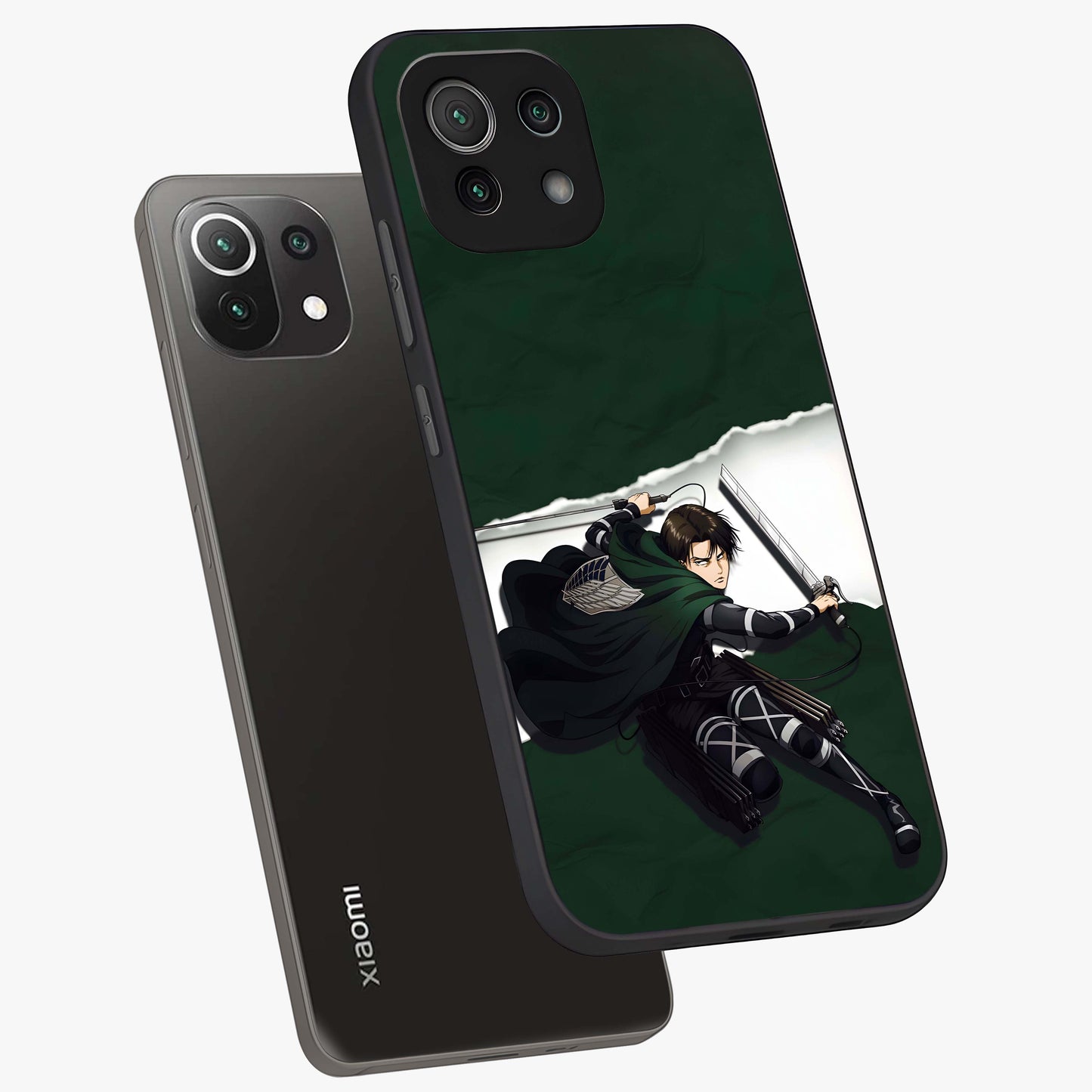Emerald War Vanguard Glass Case displayed in angled mockup highlighting intense battle inspired design with emerald tone aesthetic.