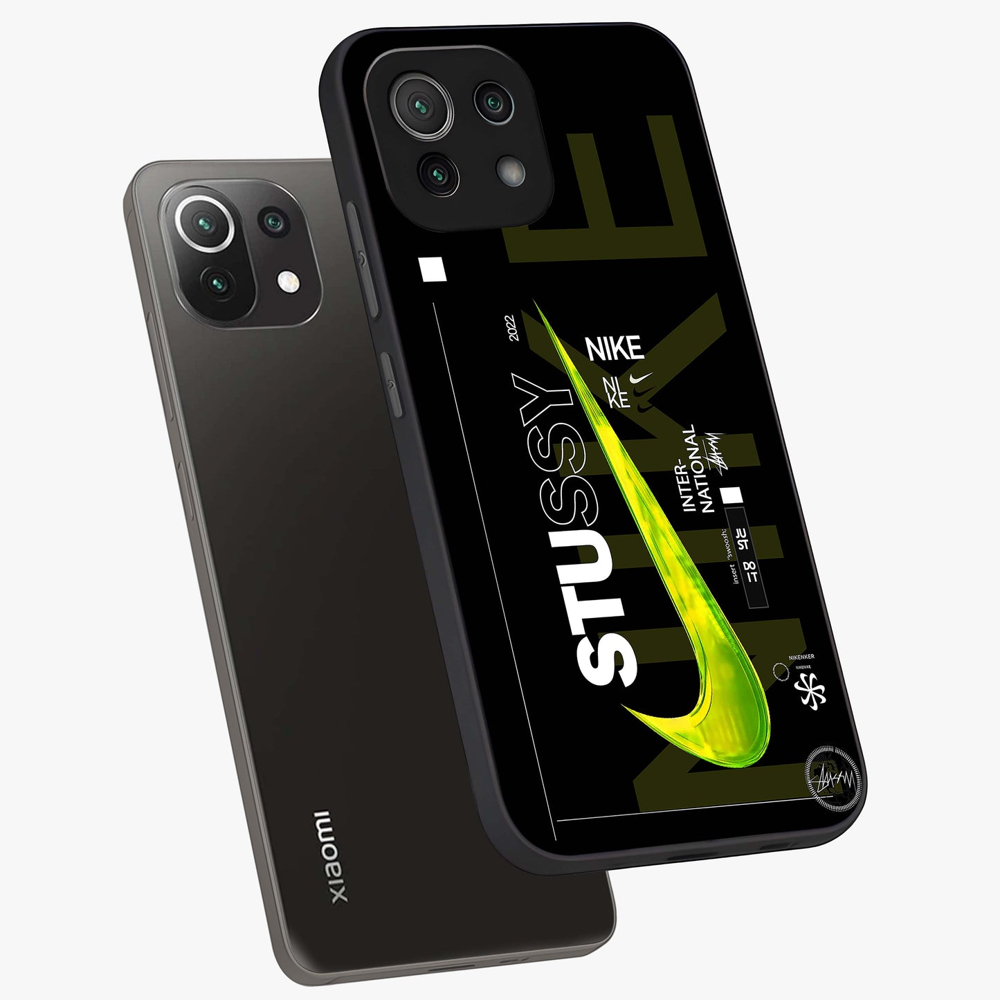 Neon Street Edition Glass Case displayed in angled mockup highlighting vibrant urban design with bold street aesthetic.
