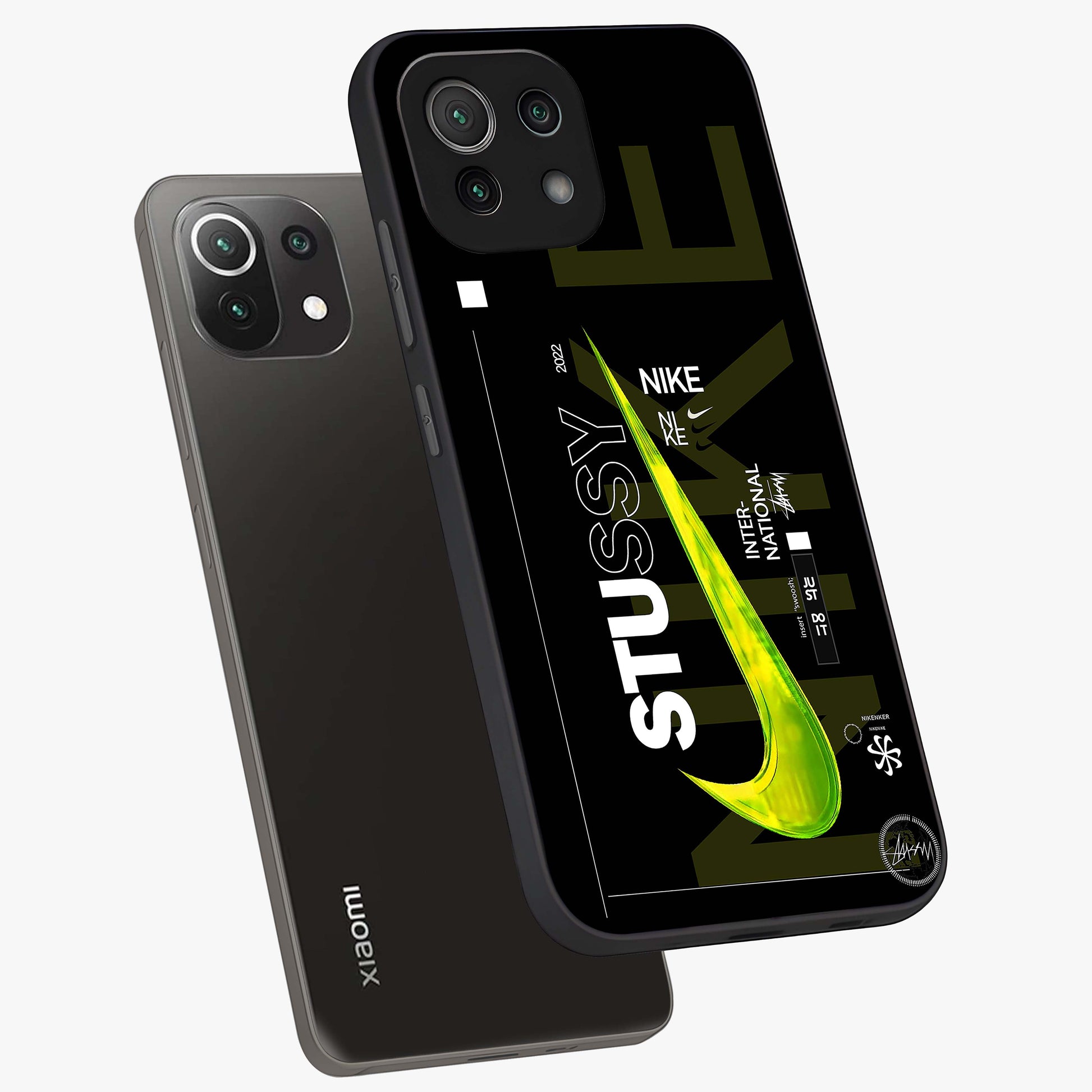 Neon Street Edition Glass Case displayed in angled mockup highlighting vibrant urban design with bold street aesthetic.