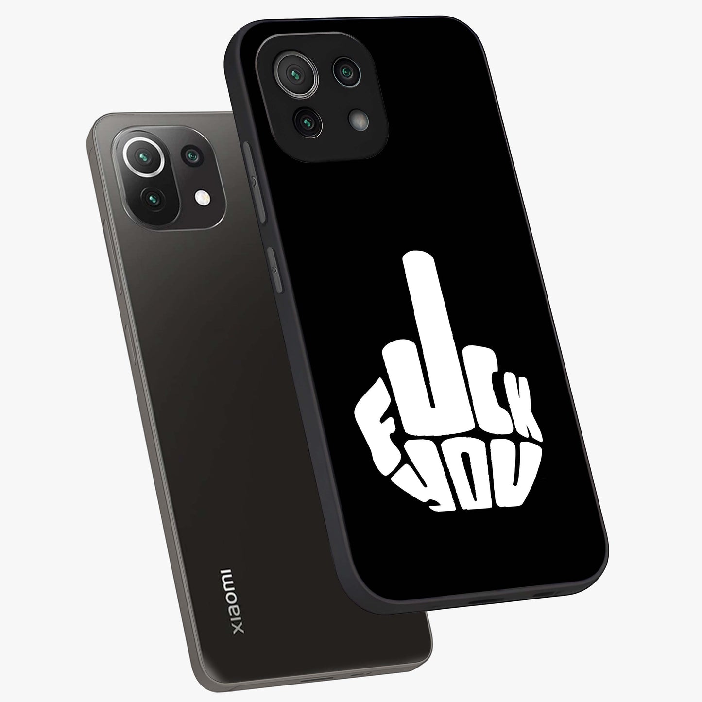 Rebel Mode On Glass Case displayed in angled mockup highlighting edgy text design with modern street aesthetic.