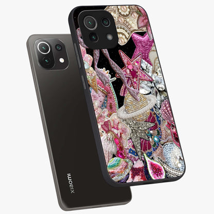 Starlit Jewel Dream Glass Case displayed in angled mockup highlighting glowing celestial jewel design with dreamy aesthetic.