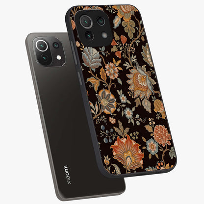 Vintage Floral Dream Glass Case displayed in angled mockup highlighting elegant vintage flower design with soft aesthetic style.