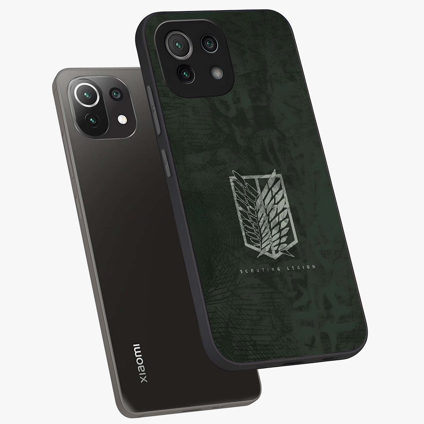 Wings Of Freedom Glass Case displayed in angled mockup highlighting graceful wing design with inspirational aesthetic.