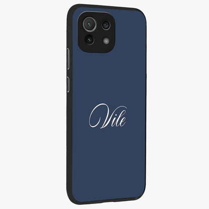 Blue Vintage Floral Pattern Glass Case displayed in angled mockup highlighting classic blue floral pattern and retro aesthetic design.