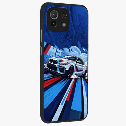 Drift Power Rush Glass Case upright view showcasing high speed racing artwork with bold automotive theme.