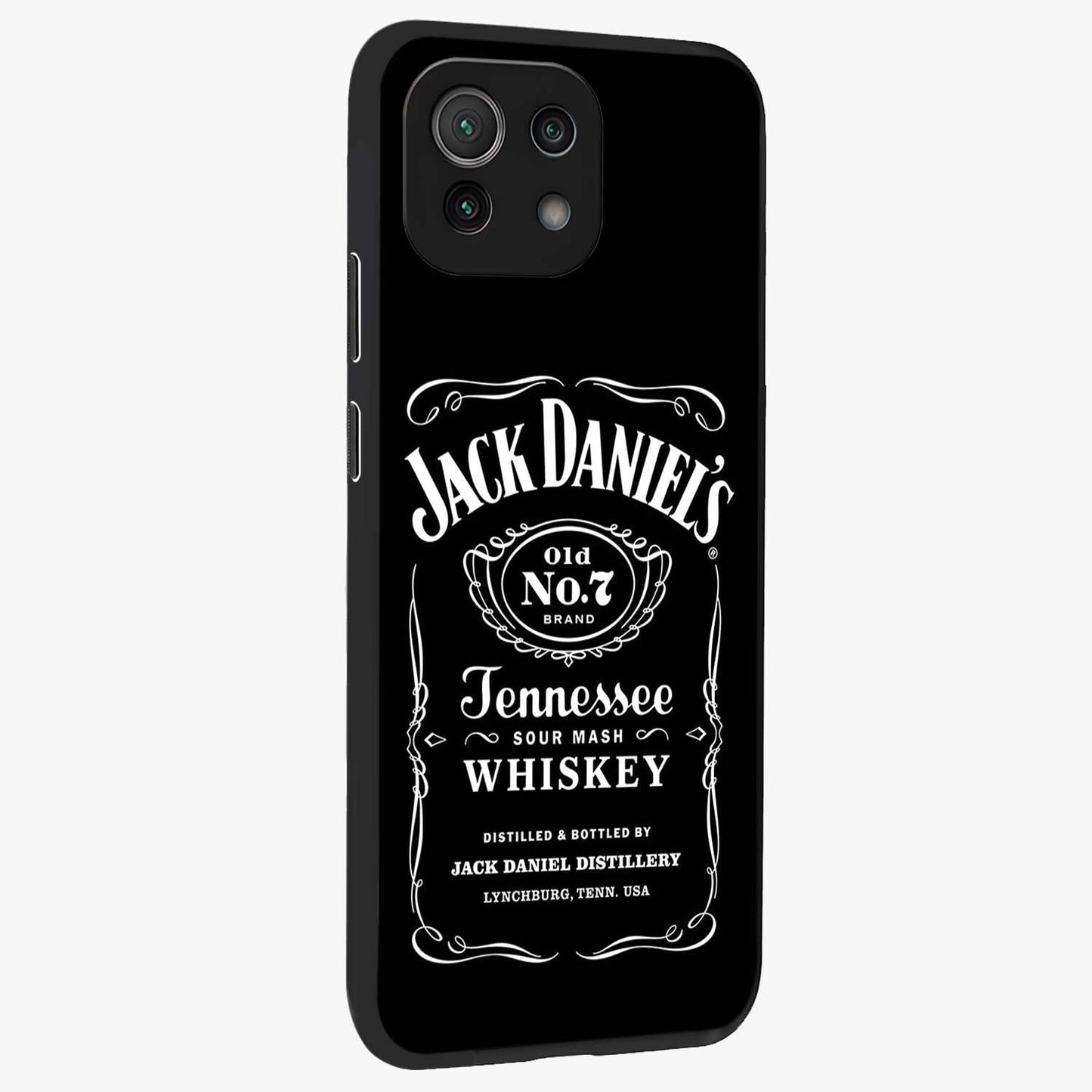 Vintage Whiskey Heritage Glass Case upright view showcasing stylish vintage whiskey artwork with timeless bar culture theme.