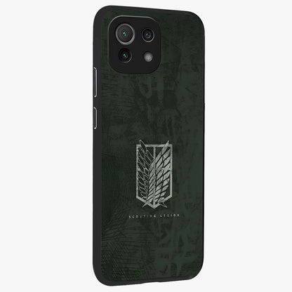 Wings Of Freedom Glass Case upright view showcasing powerful wings artwork with freedom themed design.
