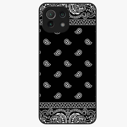 Retro Rebel Threads Glass Case showing flat back view with vintage street style artwork and glossy glass finish.