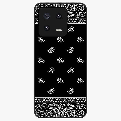 Retro Rebel Threads Glass Case showing flat back view with vintage street style artwork and glossy glass finish.