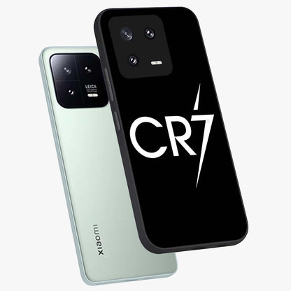Cr7 Elite Strike Glass Case displayed in angled mockup highlighting powerful sports graphic with bold athletic theme.