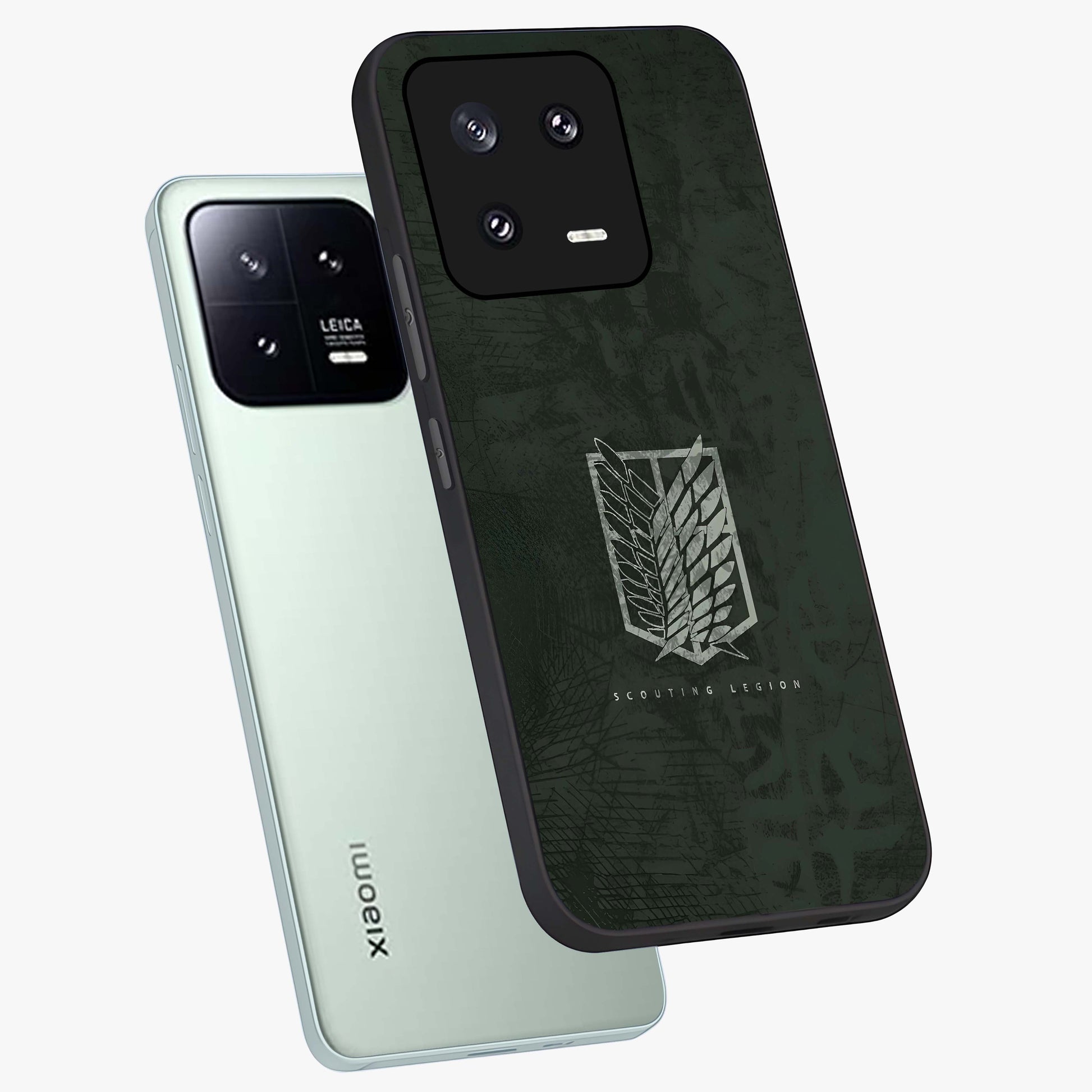 Wings Of Freedom Glass Case displayed in angled mockup highlighting graceful wing design with inspirational aesthetic.