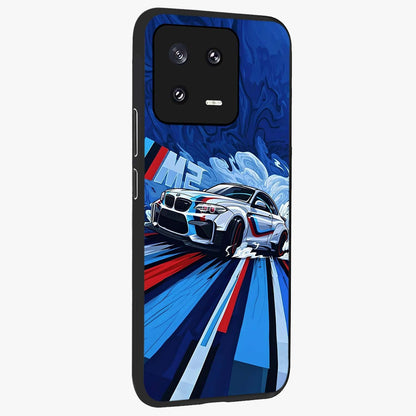 Drift Power Rush Glass Case upright view showcasing high speed racing artwork with bold automotive theme.