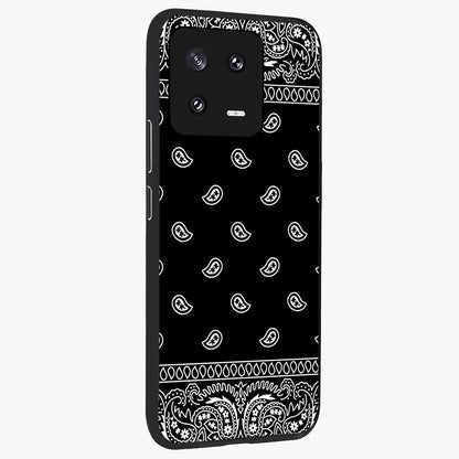 Retro Rebel Threads Glass Case upright view showcasing stylish vintage artwork with bold retro theme.