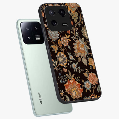 Vintage Floral Dream Glass Case displayed in angled mockup highlighting elegant vintage flower design with soft aesthetic style.