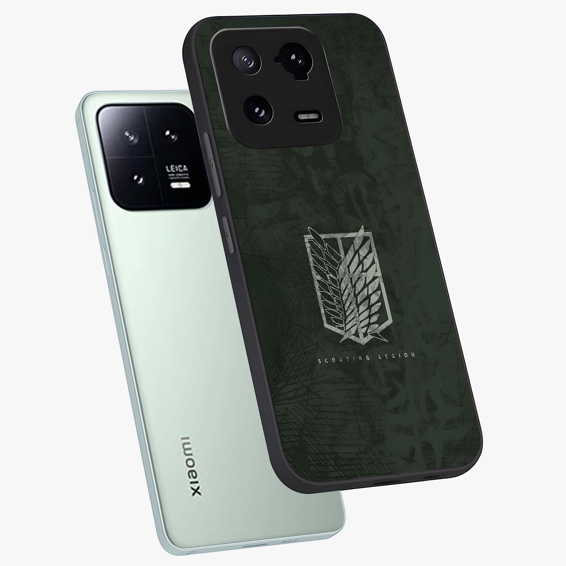 Wings Of Freedom Glass Case displayed in angled mockup highlighting graceful wing design with inspirational aesthetic.