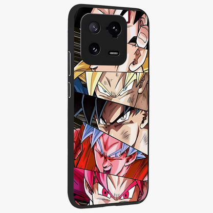 Anime Character Glass Case upright view showcasing expressive anime artwork with bold graphic style.