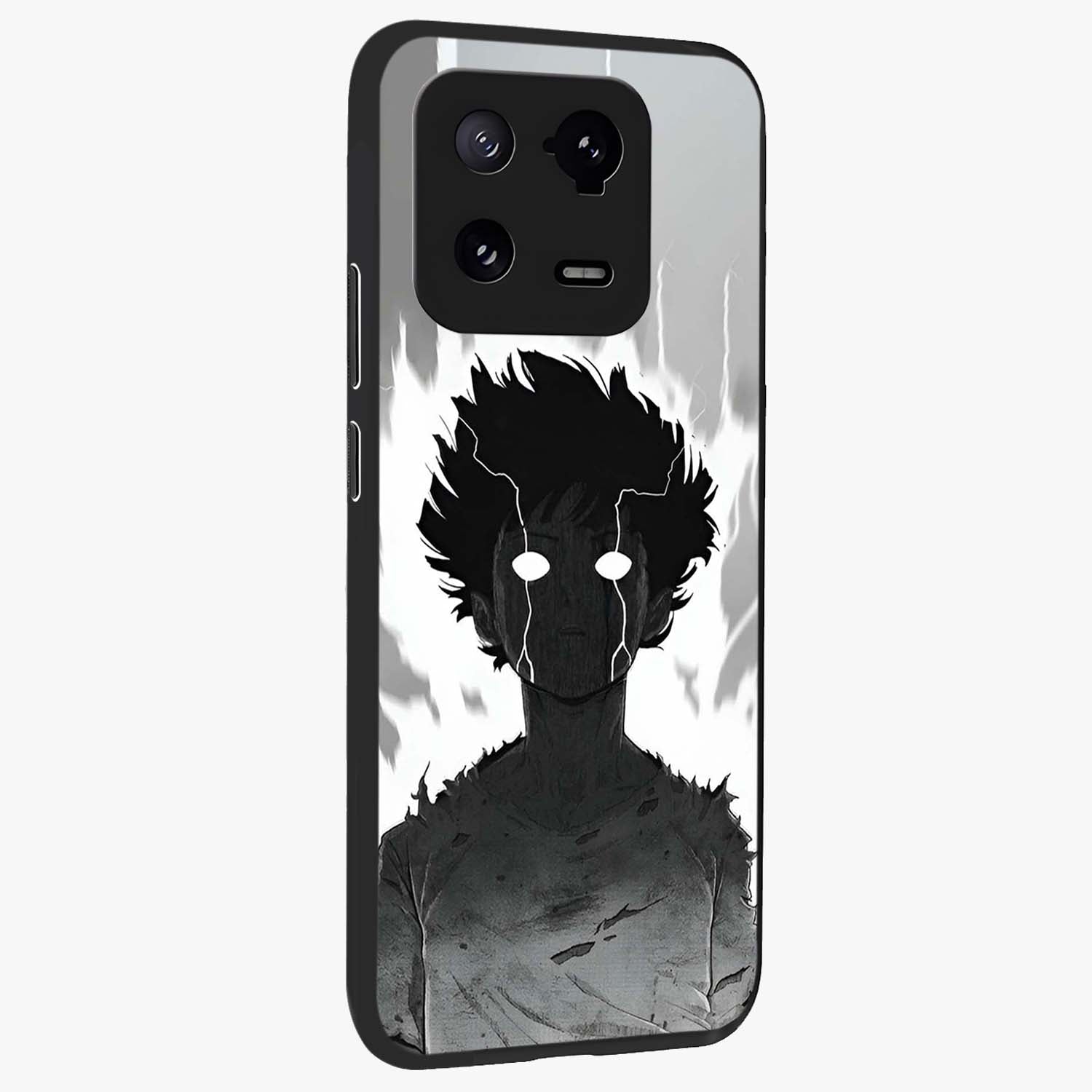 Awakened Inner Rage Glass Case upright view showcasing dramatic artwork with strong expressive aesthetic.