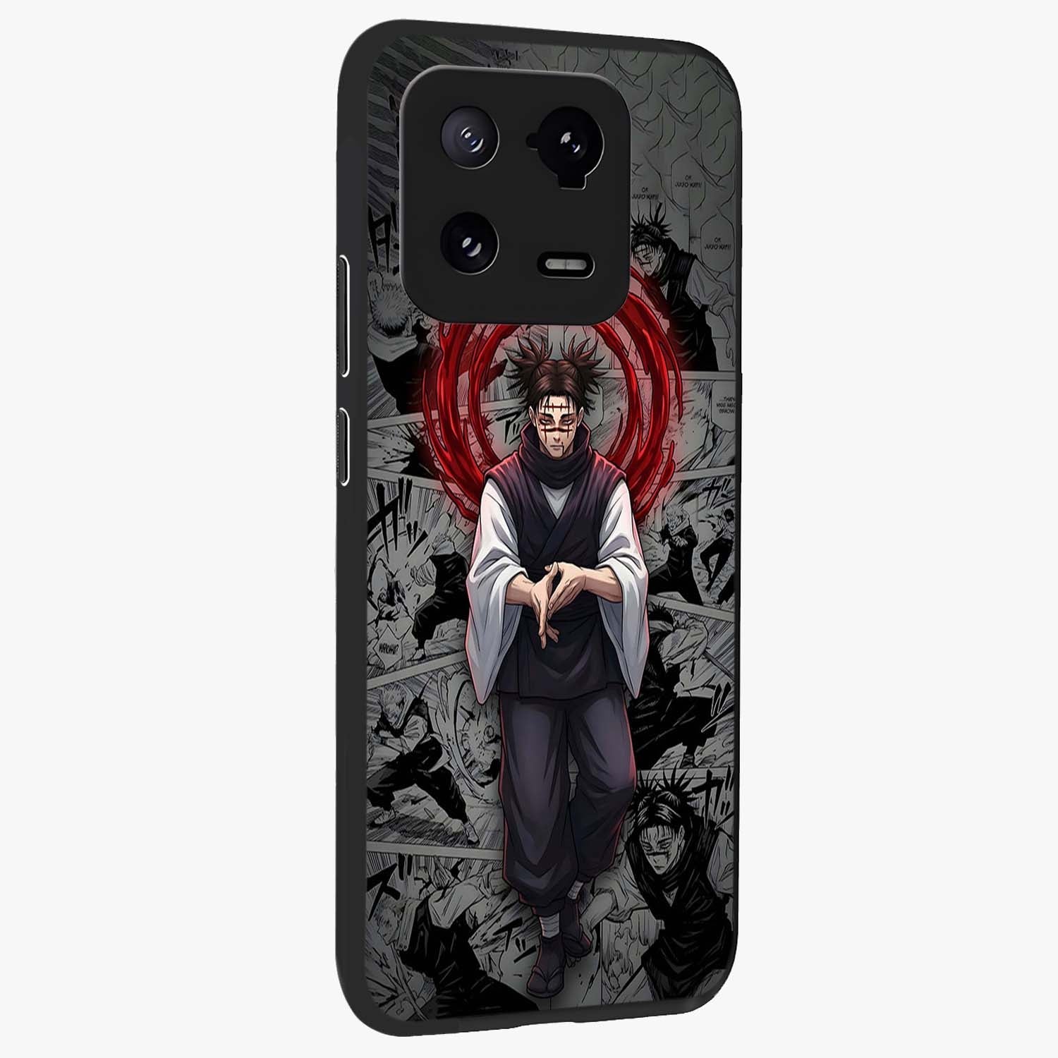 Cursed Ritual Ascension Glass Case upright view showcasing powerful ascension artwork with dark fantasy theme.