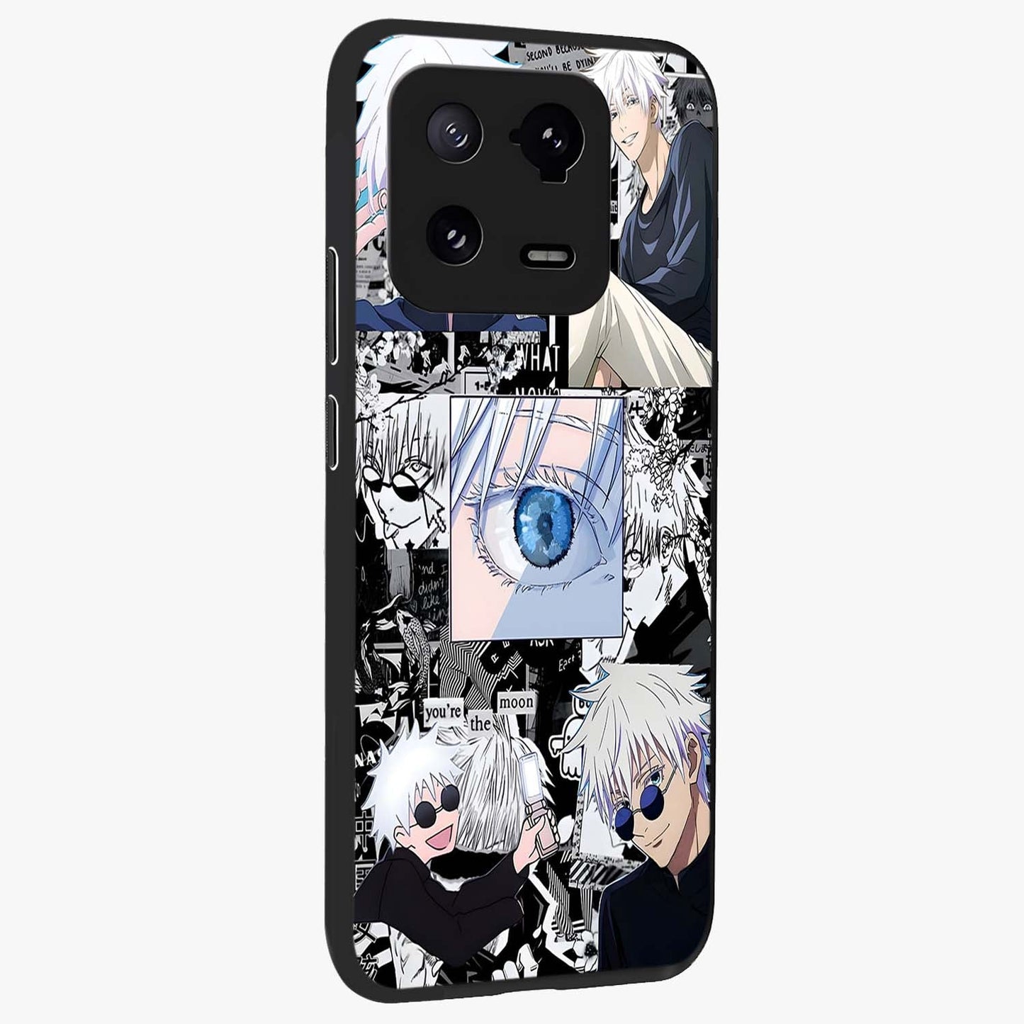 Infinity Sorcerer Chaos Glass Case upright view showcasing dramatic sorcerer artwork with chaotic mystical theme.