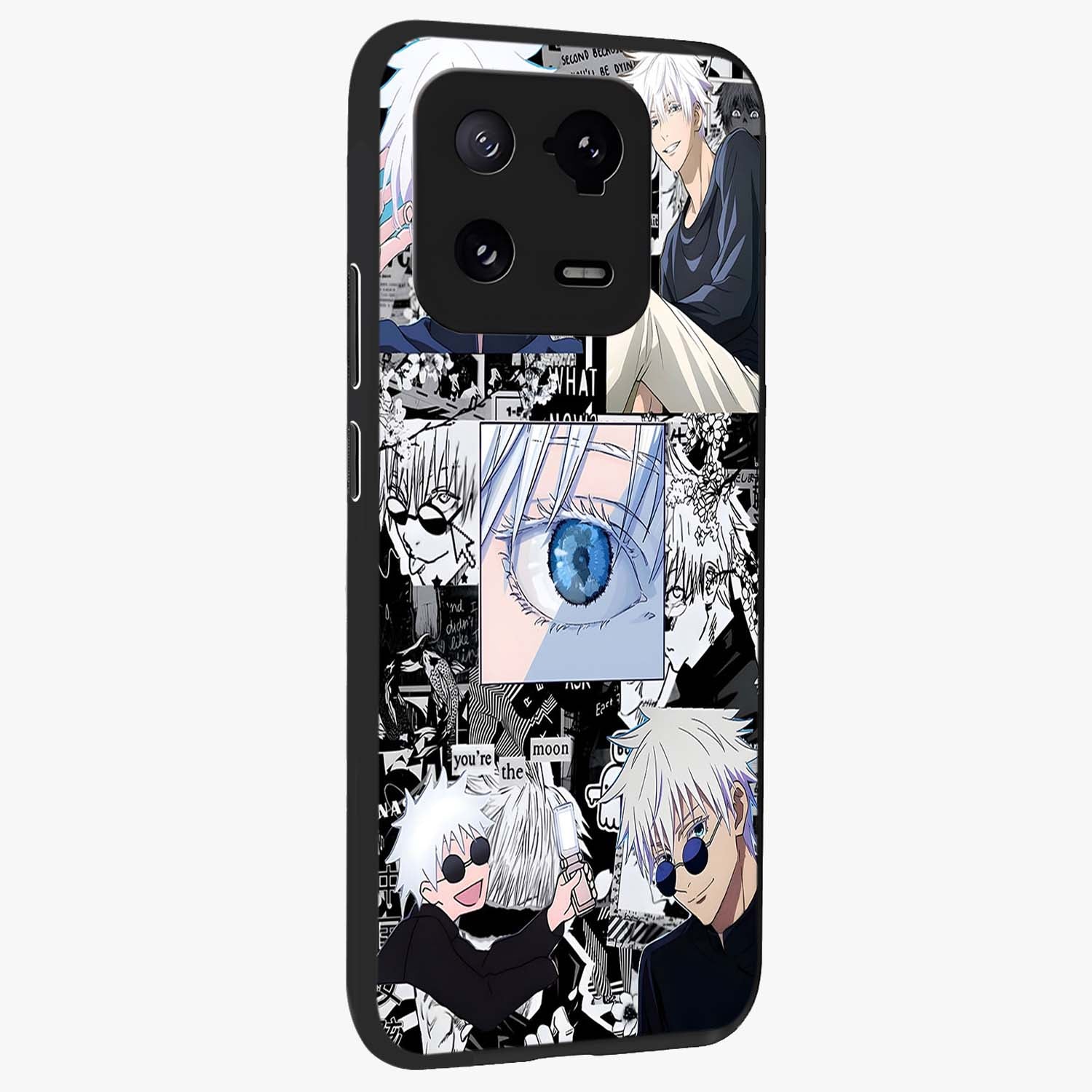 Infinity Sorcerer Chaos Glass Case upright view showcasing dramatic sorcerer artwork with chaotic mystical theme.