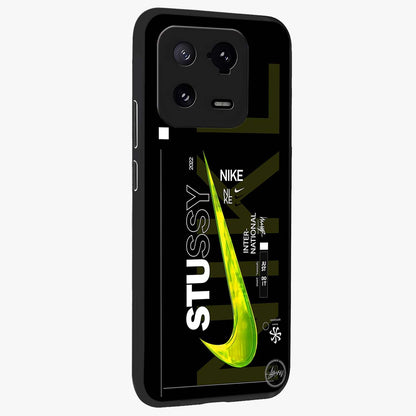 Neon Street Edition Glass Case upright view showcasing colorful neon artwork with modern street culture theme.
