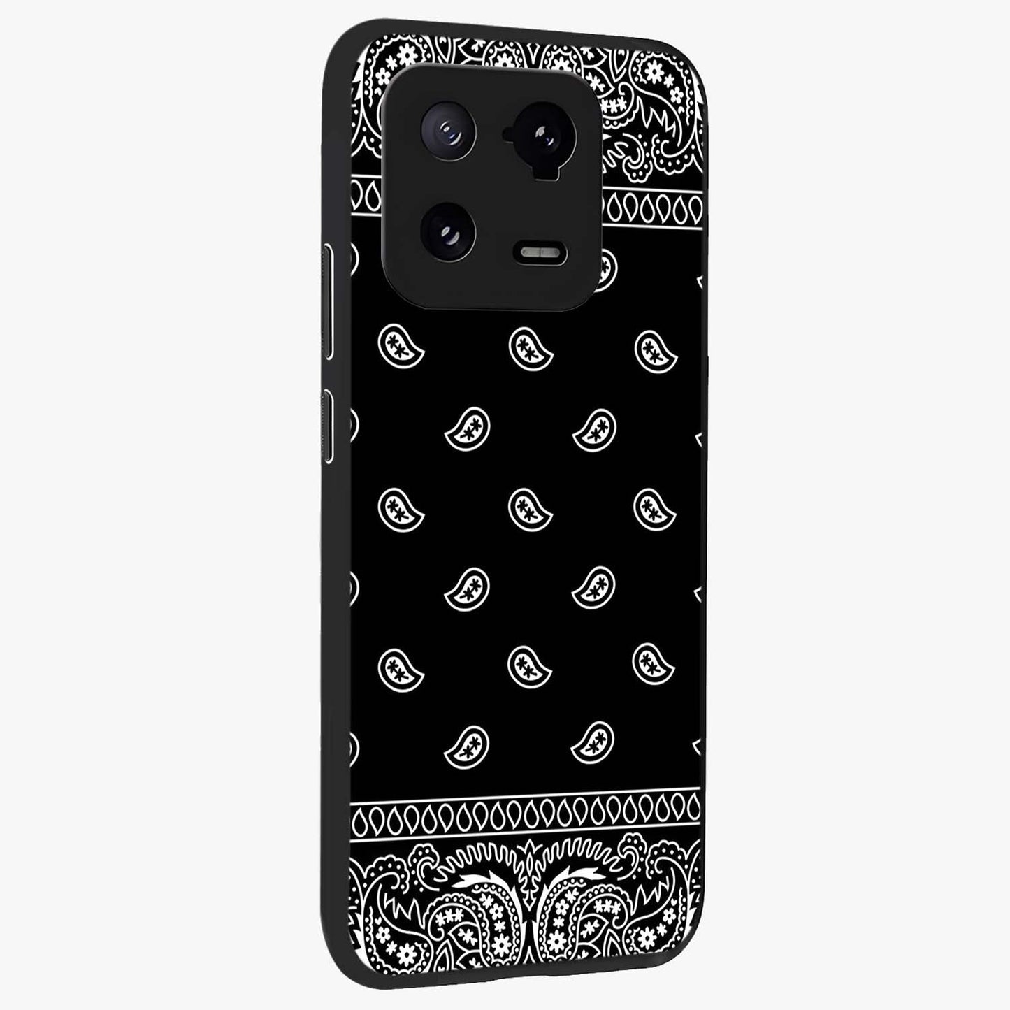 Retro Rebel Threads Glass Case upright view showcasing stylish vintage artwork with bold retro theme.
