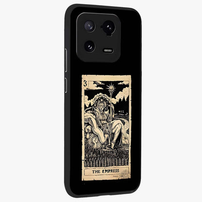 The Empress Glass Case upright view showcasing powerful empress themed artwork with luxurious artistic theme.