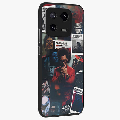 The Weeknd Glass Case upright view showcasing bold music themed artwork with contemporary artistic style.