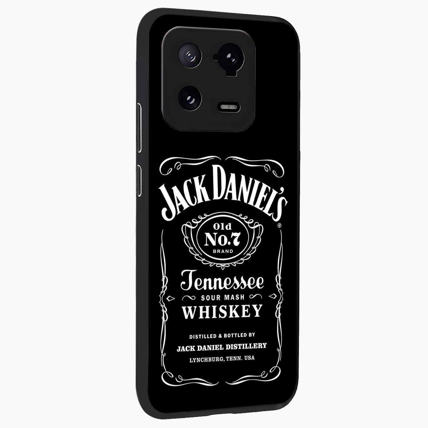 Vintage Whiskey Heritage Glass Case upright view showcasing stylish vintage whiskey artwork with timeless bar culture theme.