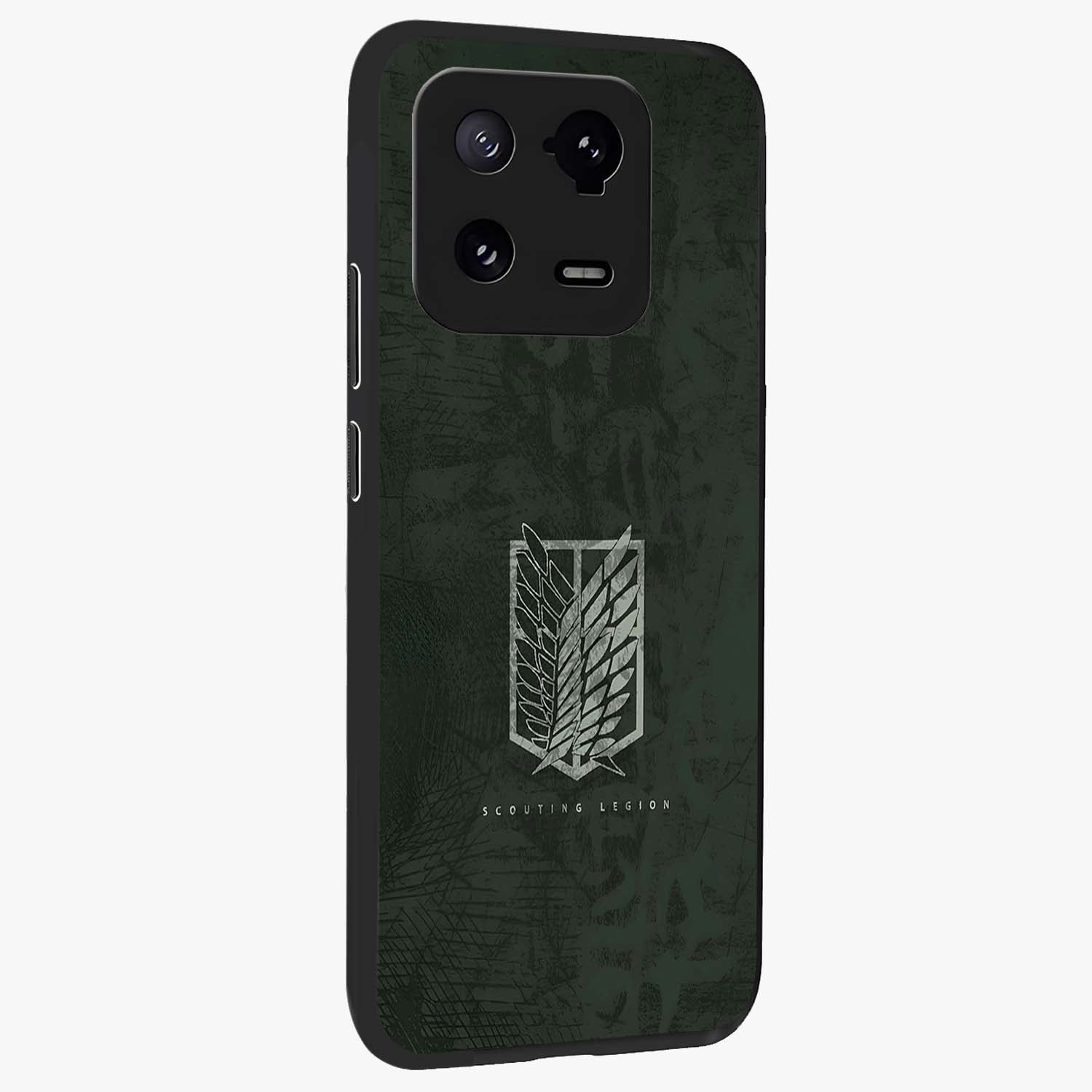 Wings Of Freedom Glass Case upright view showcasing powerful wings artwork with freedom themed design.