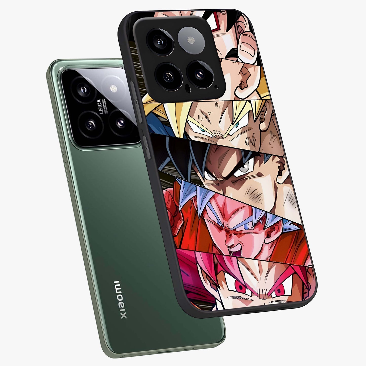 Anime Character Glass Case displayed in angled mockup highlighting colorful anime character illustration.