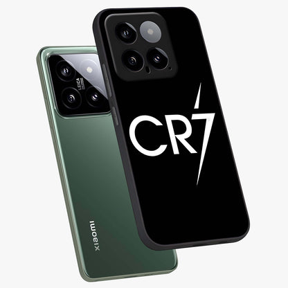 Cr7 Elite Strike Glass Case displayed in angled mockup highlighting powerful sports graphic with bold athletic theme.