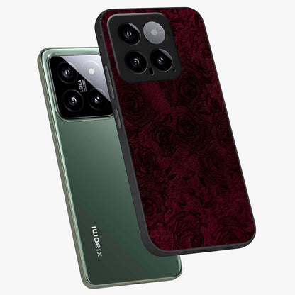 Crimson Fade Flow Glass Case displayed in angled mockup highlighting smooth gradient design with modern aesthetic style.