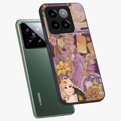 Magical Tangled Dream Glass Case displayed in angled mockup highlighting whimsical fantasy design with magical aesthetic.
