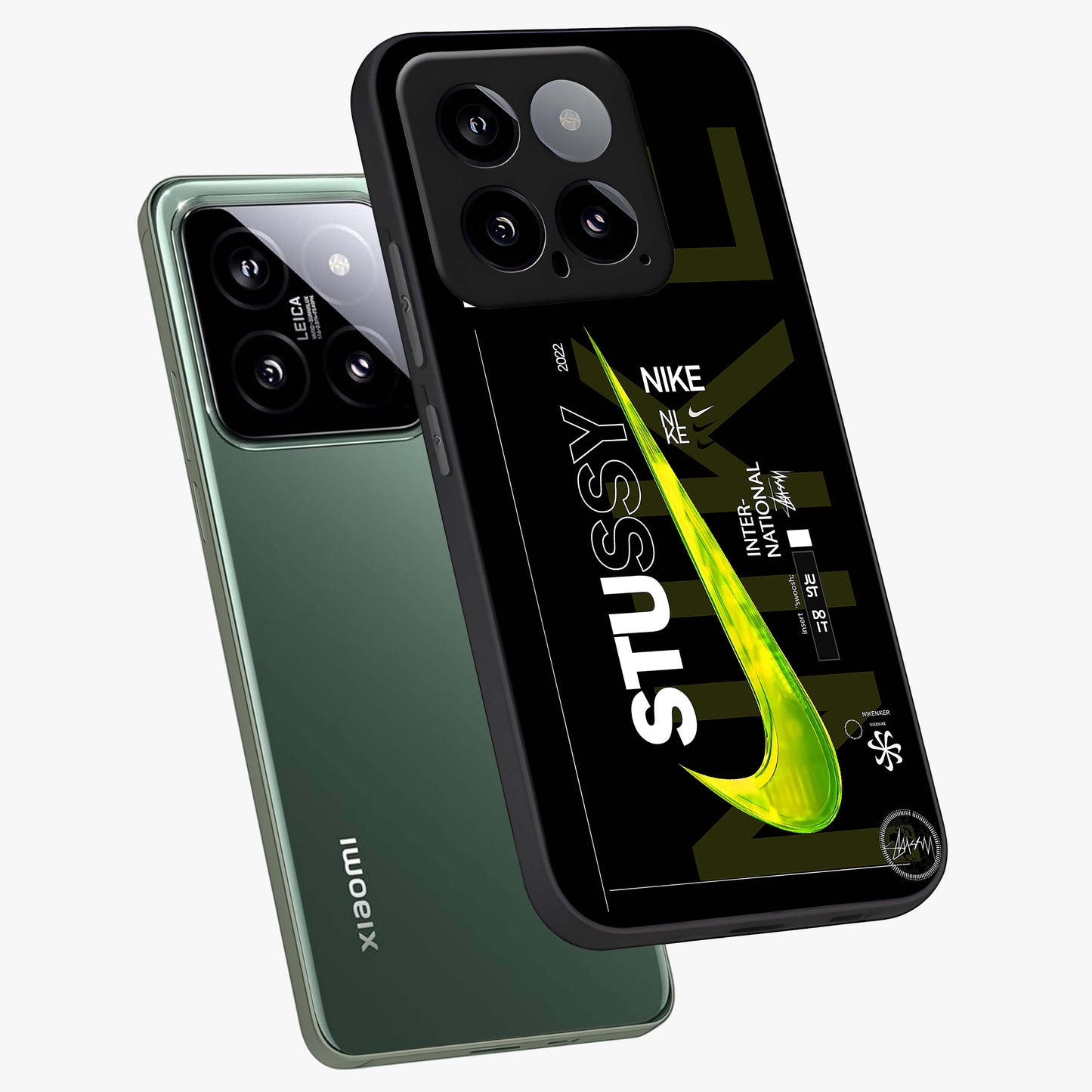 Neon Street Edition Glass Case displayed in angled mockup highlighting vibrant urban design with bold street aesthetic.