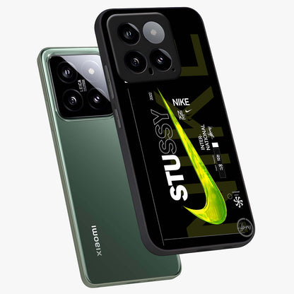 Neon Street Edition Glass Case displayed in angled mockup highlighting vibrant urban design with bold street aesthetic.