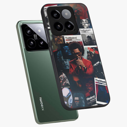 The Weeknd Glass Case displayed in angled mockup highlighting stylish pop culture inspired design with modern aesthetic.