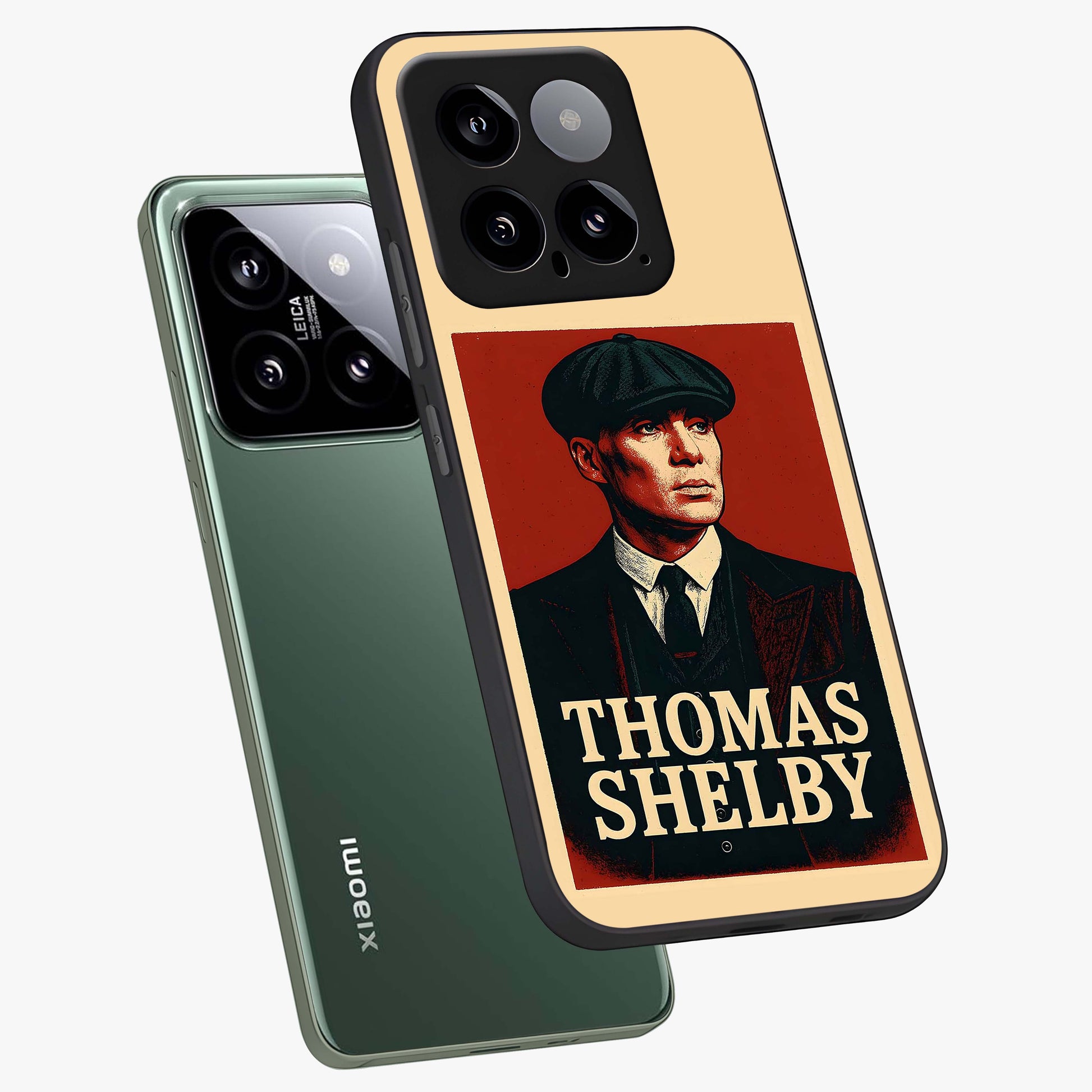 Vintage Mafia Authority Glass Case displayed in angled mockup highlighting powerful retro design with classic gangster aesthetic.