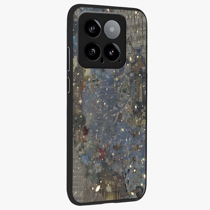Aesthetic Astrolophia Glass Case upright view showcasing soft aesthetic theme with stylish modern look.