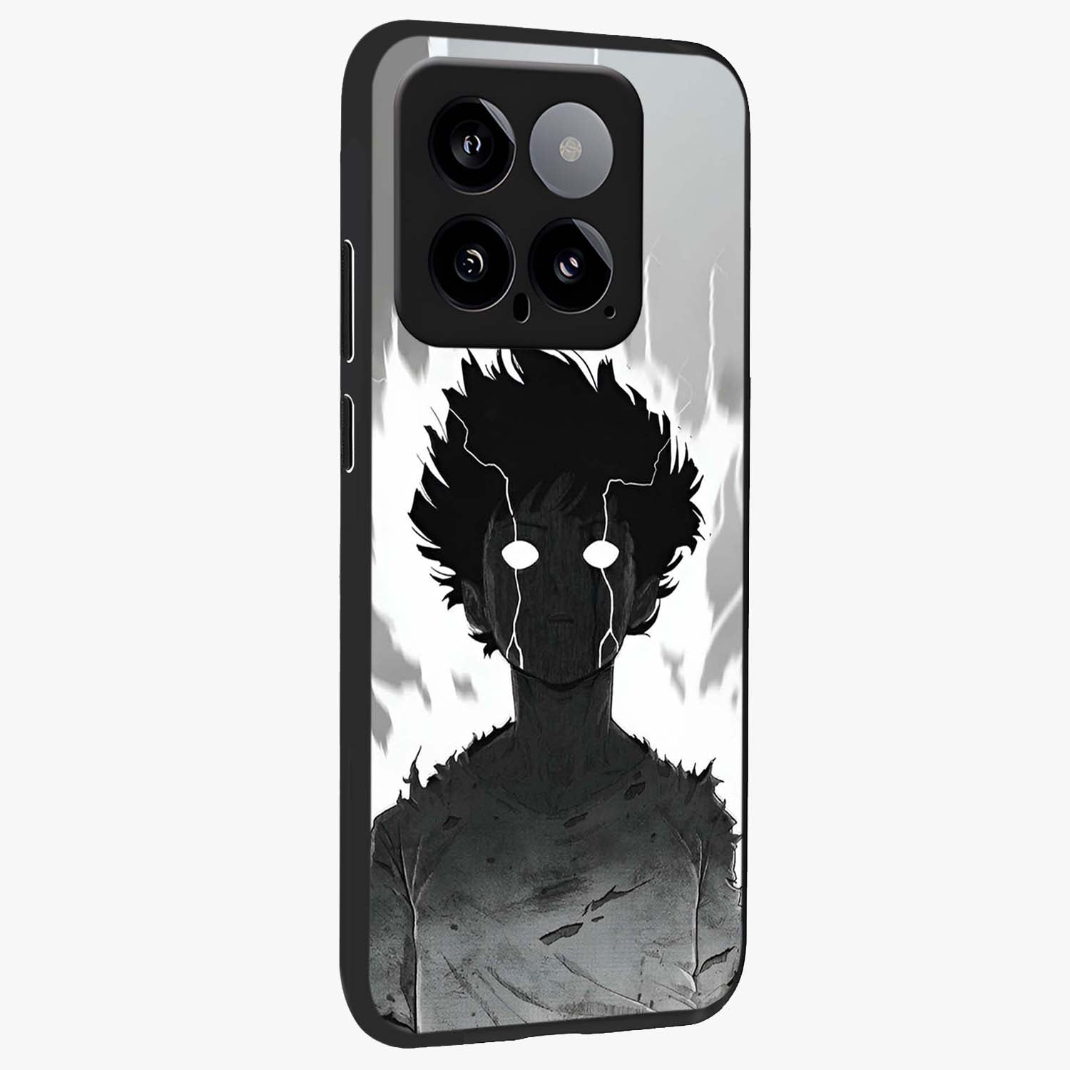 Awakened Inner Rage Glass Case upright view showcasing dramatic artwork with strong expressive aesthetic.